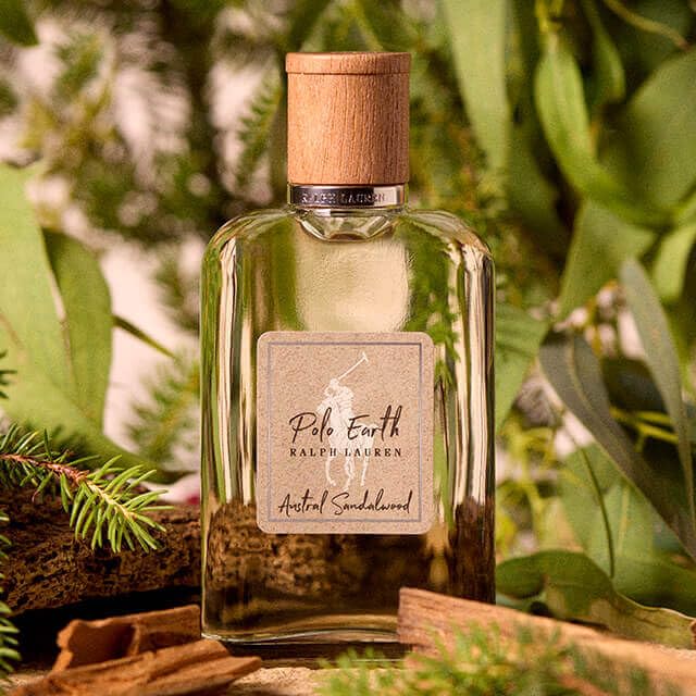 Ralph Lauren Polo Earth note image shows bergamot, sage, eucalyptus core for fresh opening.