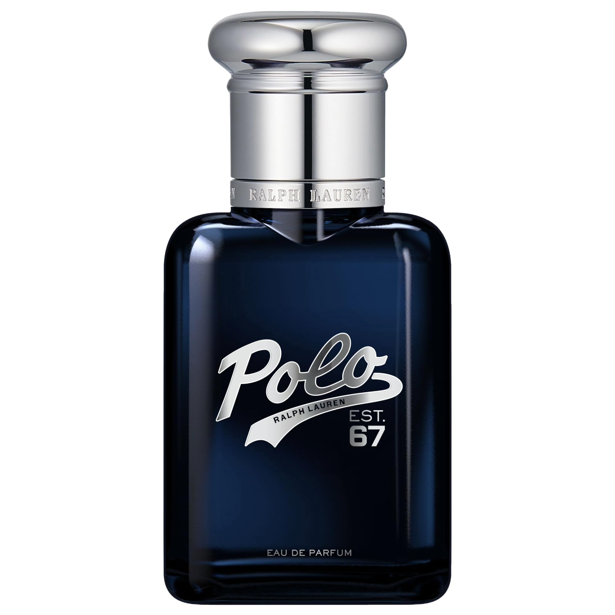 Ralph Lauren Polo 67 bottle front view highlighting premium design and woody scent.