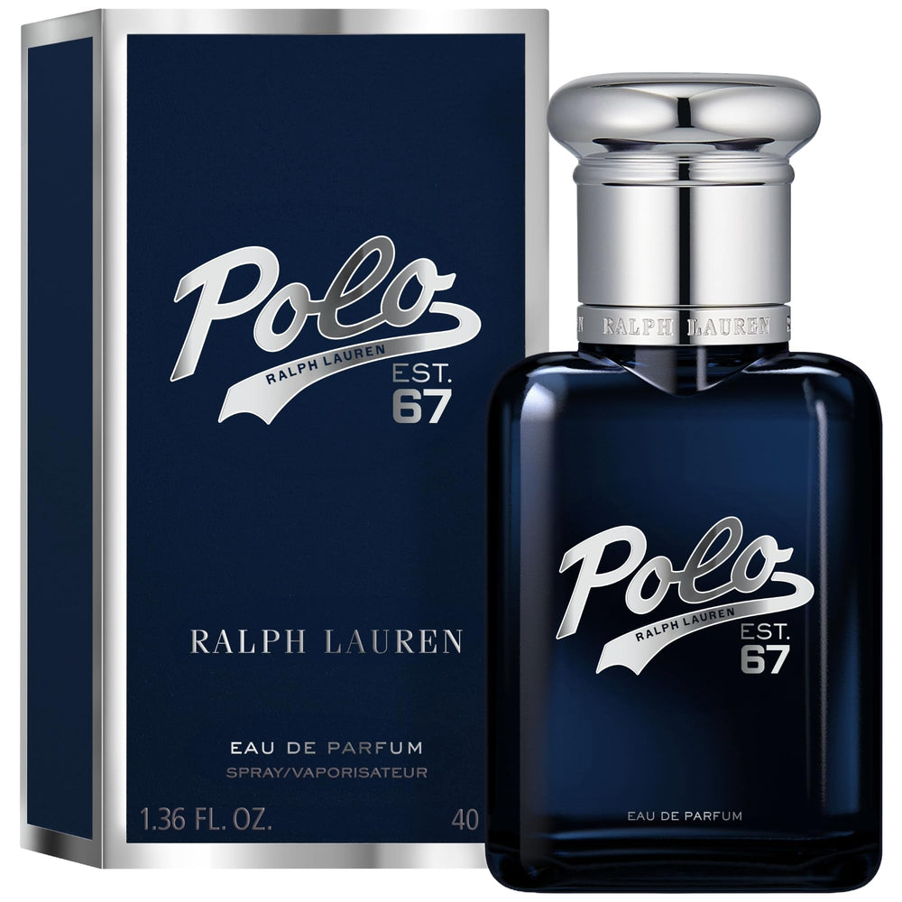Ralph Lauren Polo 67 packaging and bottle elevate gift-ready presentation.