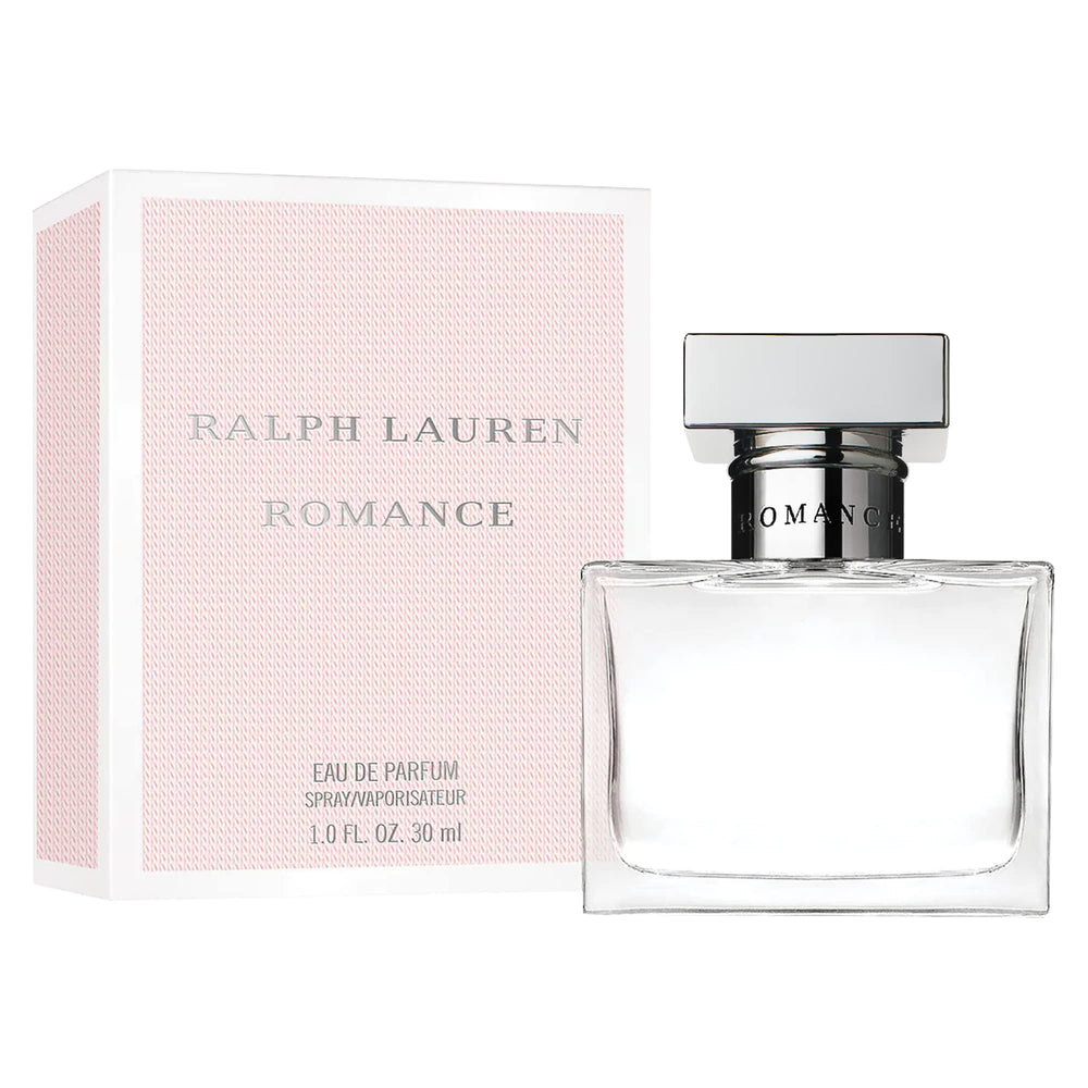 Ralph Lauren Romance packaging and cap shown for gift-ready presentation