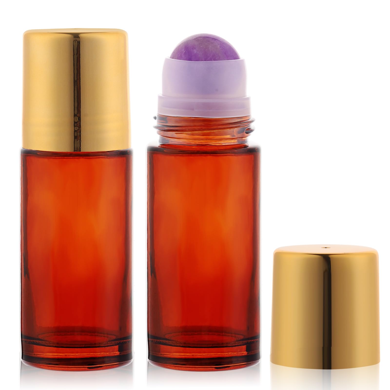 RAMFIYN amber glass roll-on bottles protect light-sensitive liquids with durable glass.