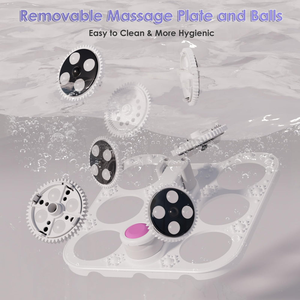 Ranjova 3D Tai Chi massage balls deliver automatic point-stimulation for comfort.