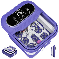 Ranjova foot spa blue electric rotary massage relieves foot tension