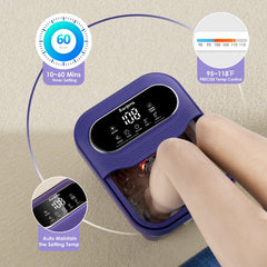 Ranjova foot spa blue heat and bubble jets for spa-like relaxation