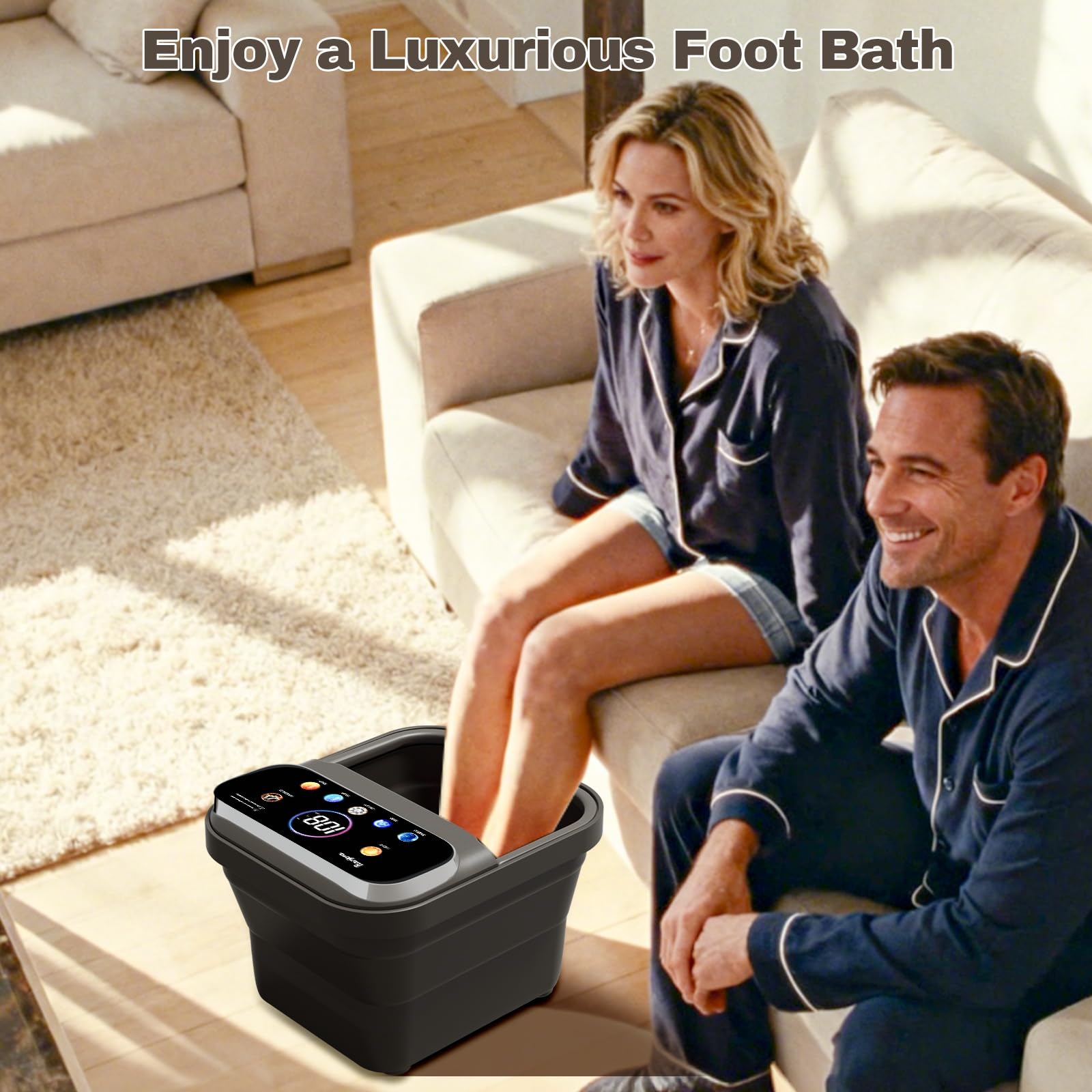 Ranjova Foot Spa Drain hole enables easy water disposal after use.