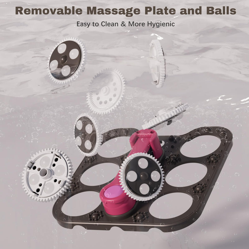 Ranjova Foot Spa Collapsible Design folds flat for compact storage after use.