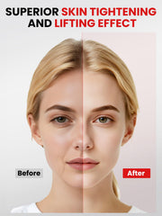 Rantxiny face massager showing heating settings for improved skincare absorption.