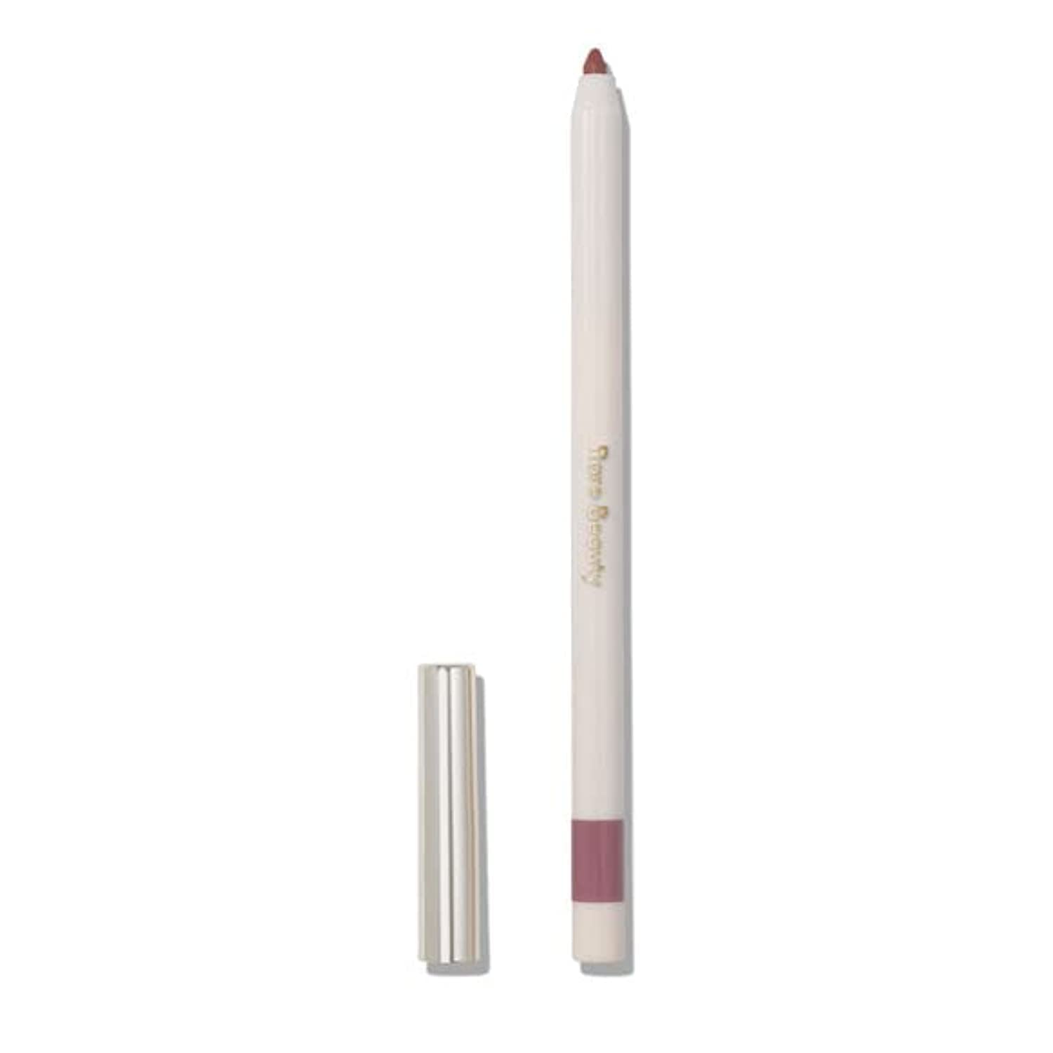 Rare Beauty Kind Words Lip Liner Humble packaging shows sleek, portable design for on-the-go grooming