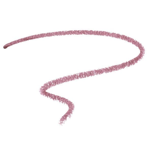 Rare Beauty Kind Words Lip Liner Humble swatch on lips demonstrates precise definition and blendable color
