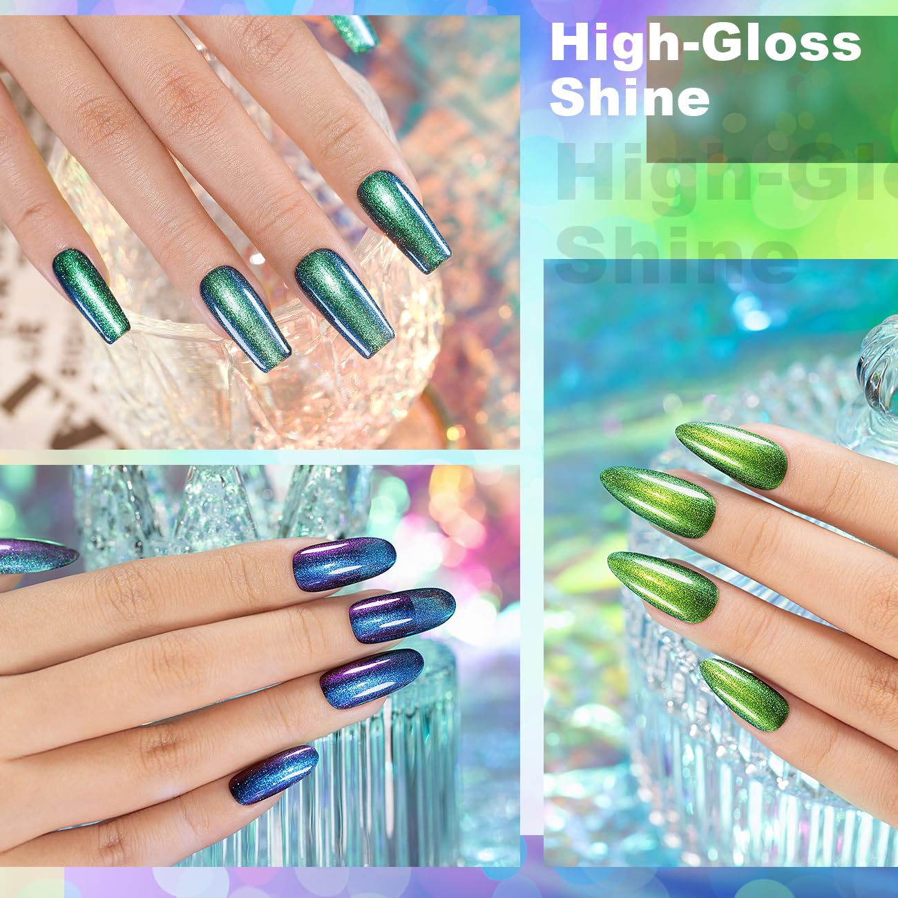 RARJSM Chameleon nail application shot demonstrates smooth, even coverage.