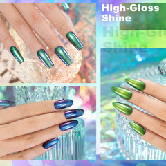 RARJSM Chameleon nail application shot demonstrates smooth, even coverage.