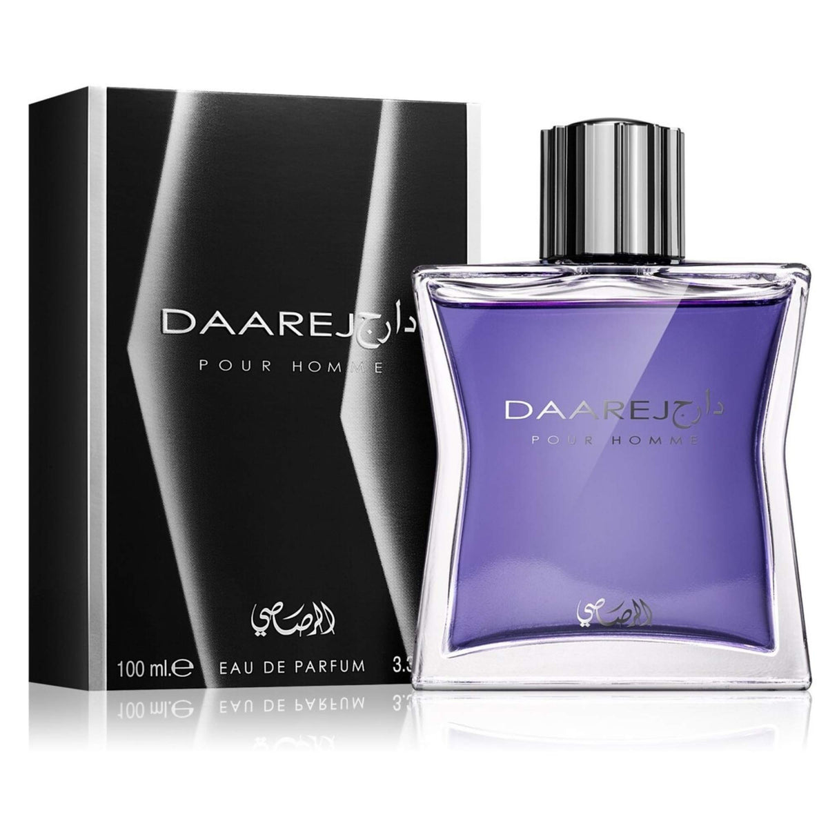 RASASI Dareej for Men bottle front view, premium design for daily confident wear.