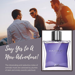 RASASI Dareej for Men bottle pour demonstrates easy, controlled application.