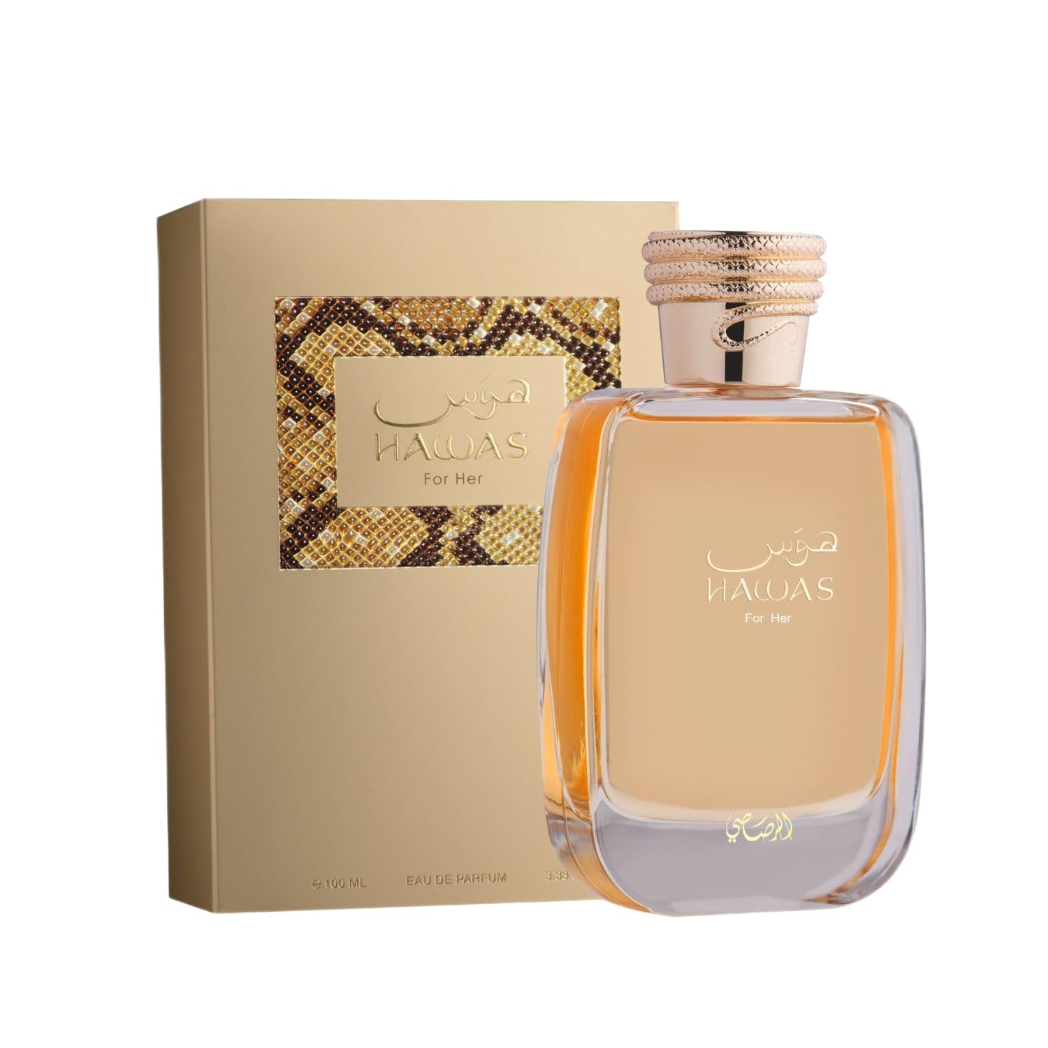 RASASI Hawas 333 EDP bottle close-up highlighting elegant bottle design for upscale occasions.