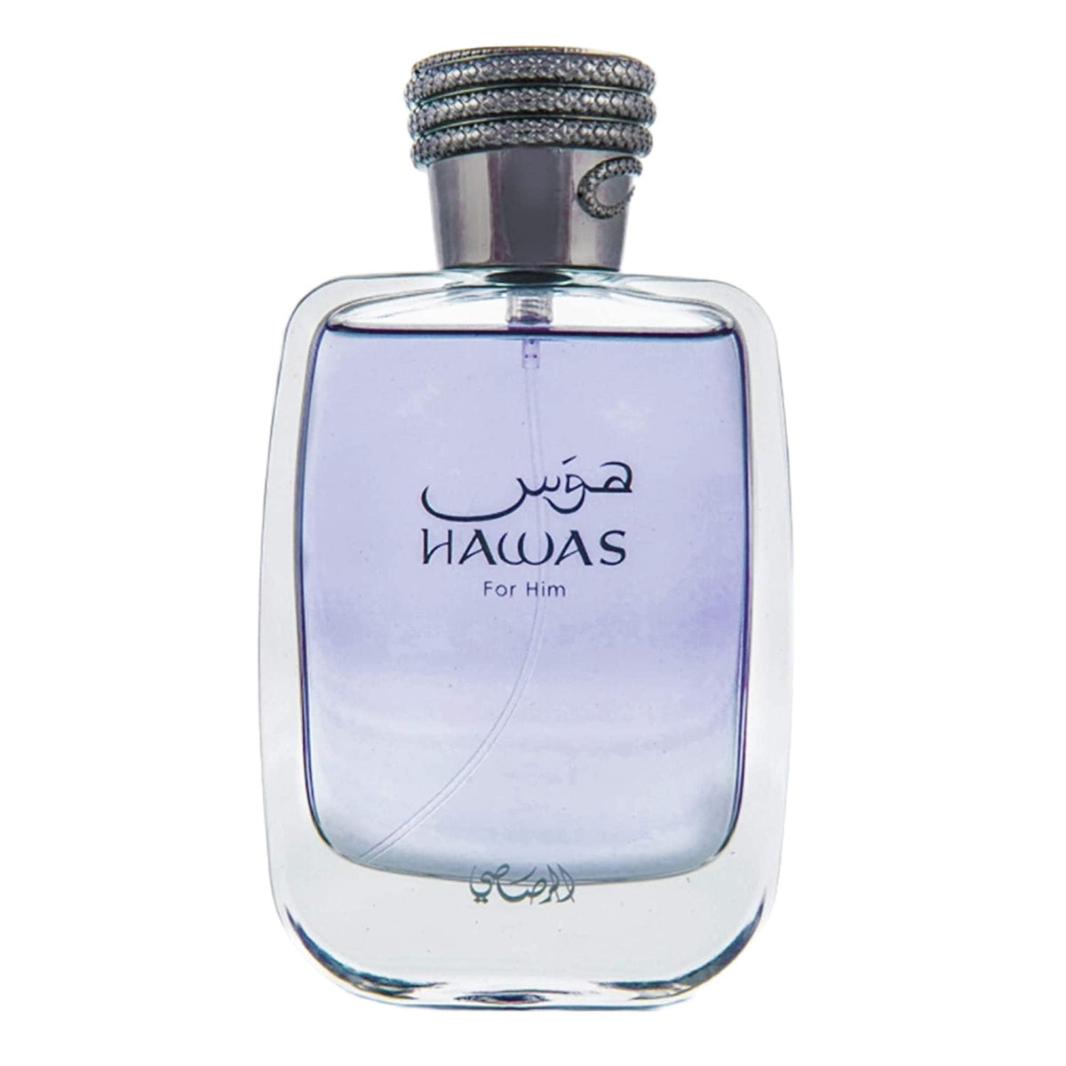 RASASI Hawas bottle with amber hues ideal for long-lasting evening wear