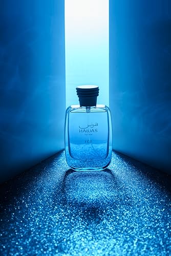 RASASI Hawas Ice top notes close-up highlighting refreshing citrus opening