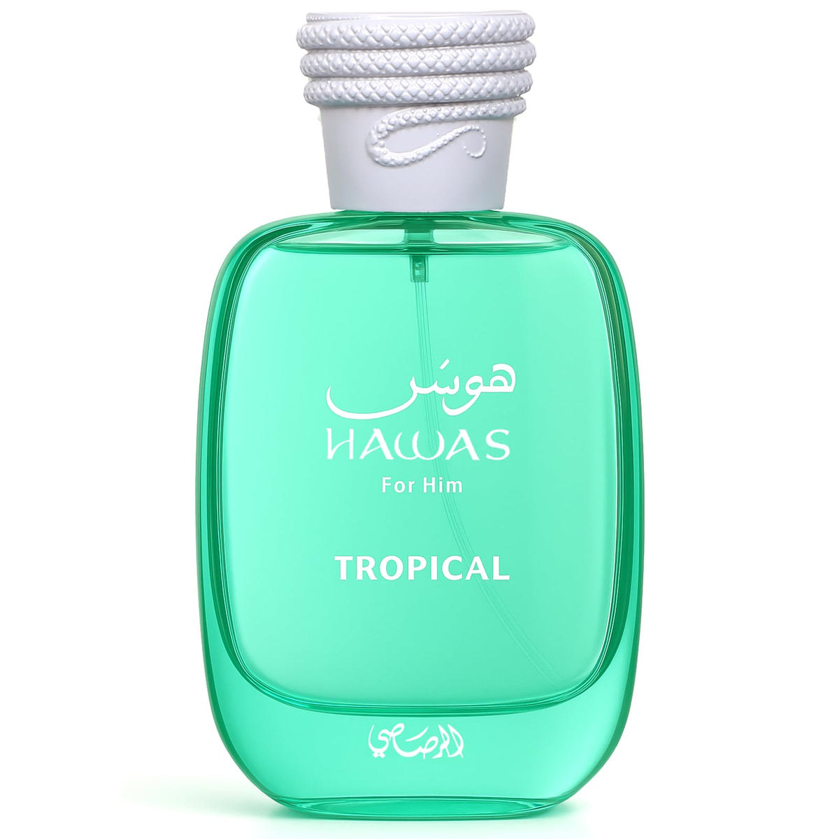 Rasasi Hawas Tropical bottle front view for confident daytime wear.