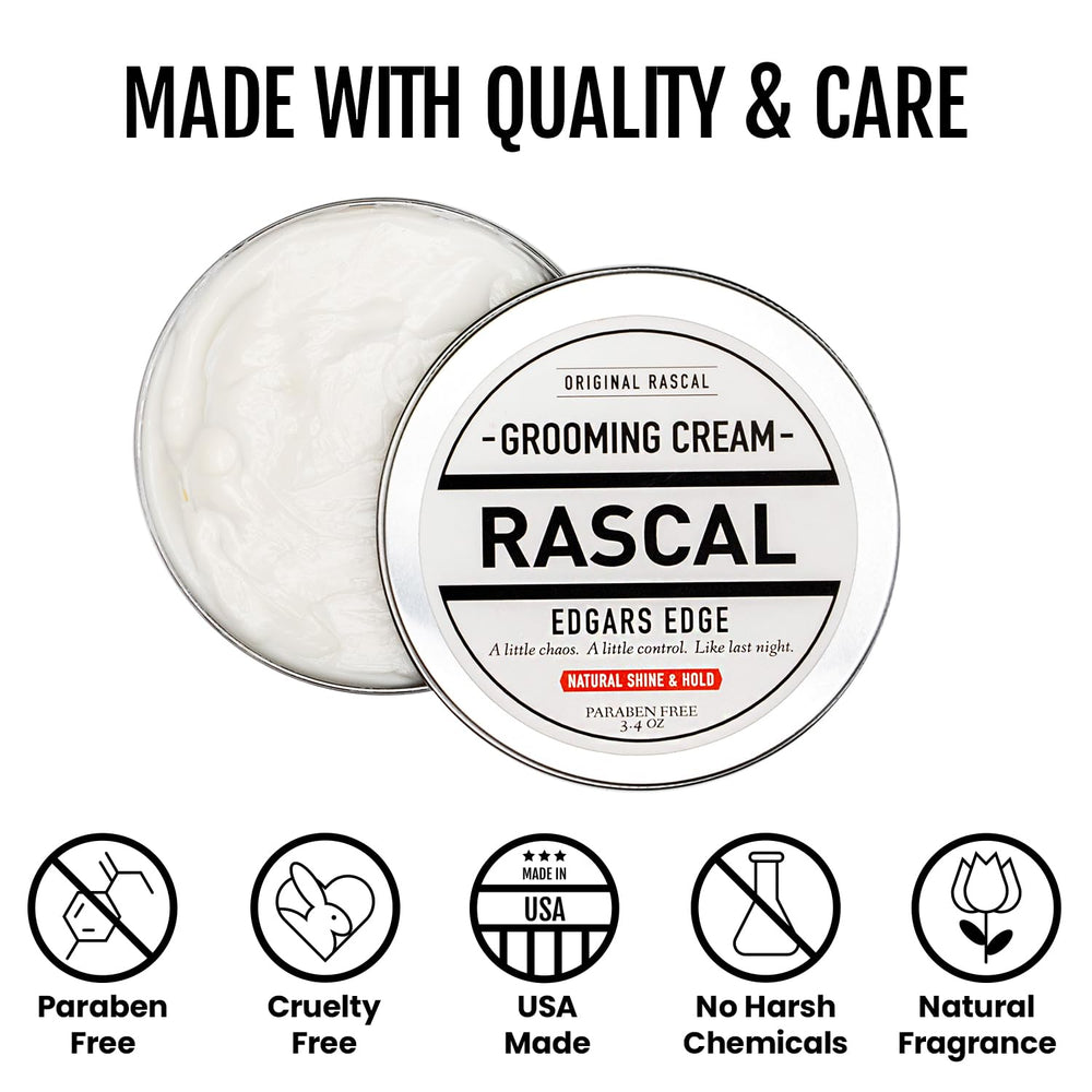 Rascal Original Edgar's Edge all hair types ready for daily styling.