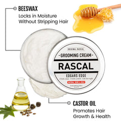 Rascal Original Edgar's Edge hair apply-demo shows easy application for on-the-go styling.