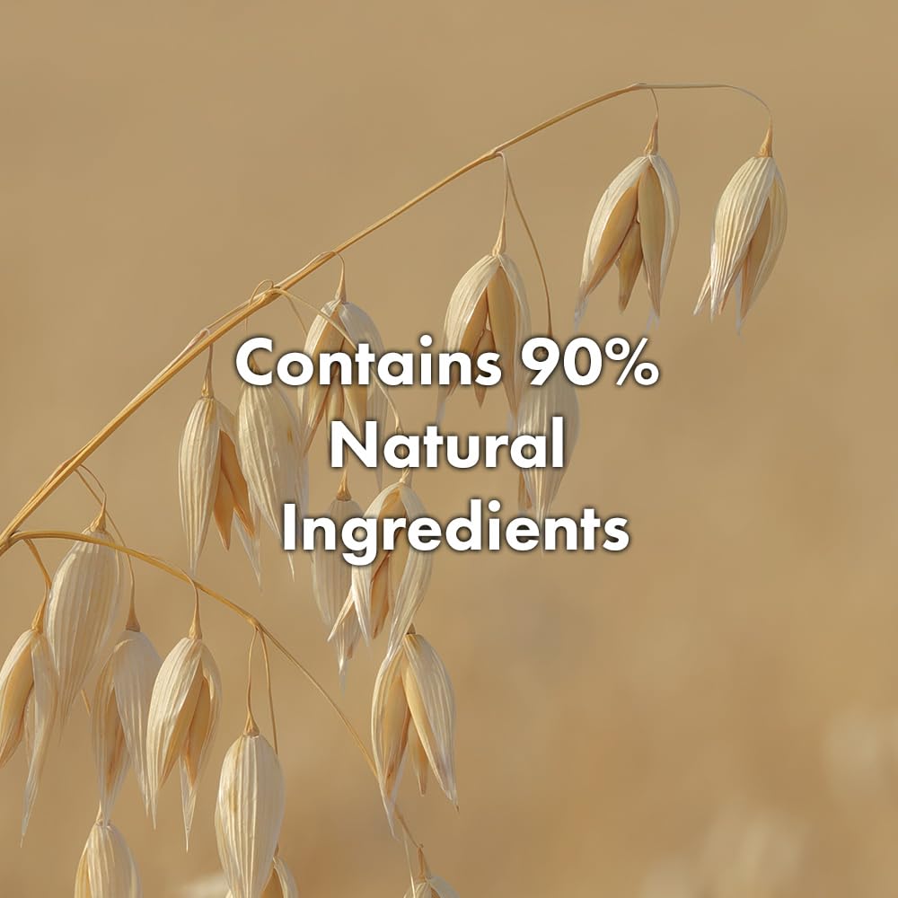 Rated GREEN 90% natural ingredients label suggests gentle daily care