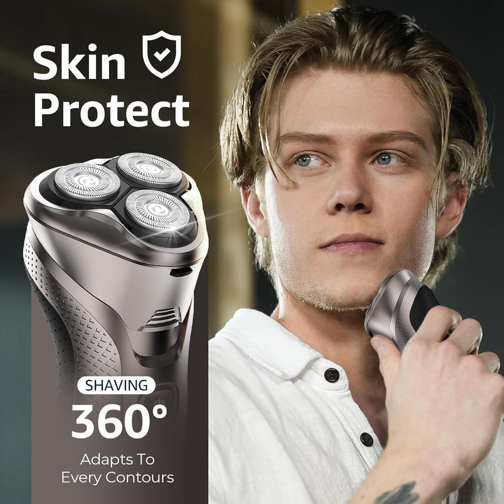 Rategist cordless razor travel case protects kit during trips.