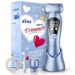 Rategist electric bikini trimmer with dual heads for precise body and facial grooming.