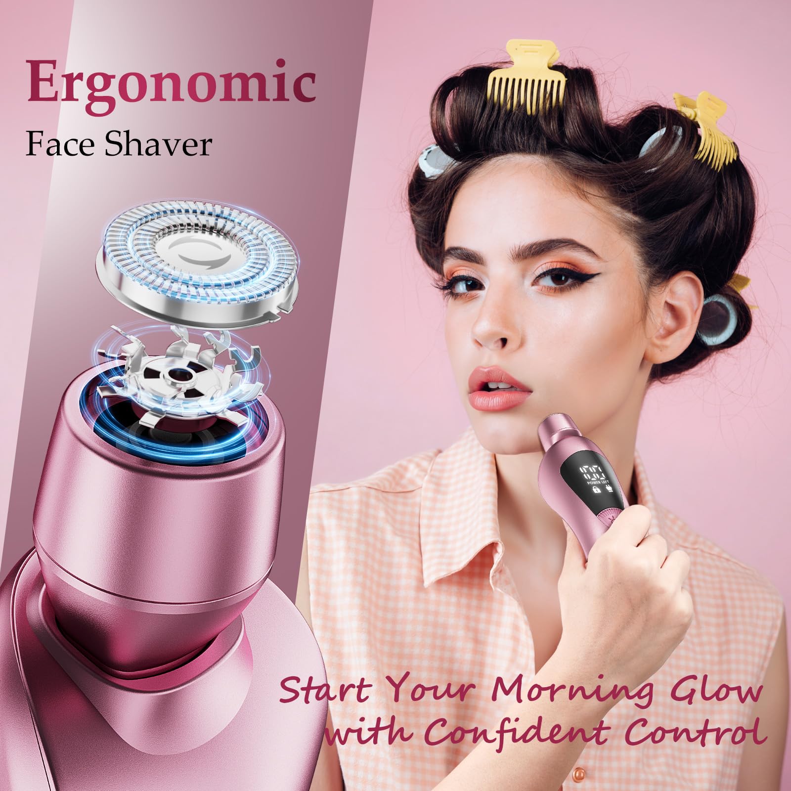Rategist electric bikini trimmer pink-finish adds stylish appeal to your routine.