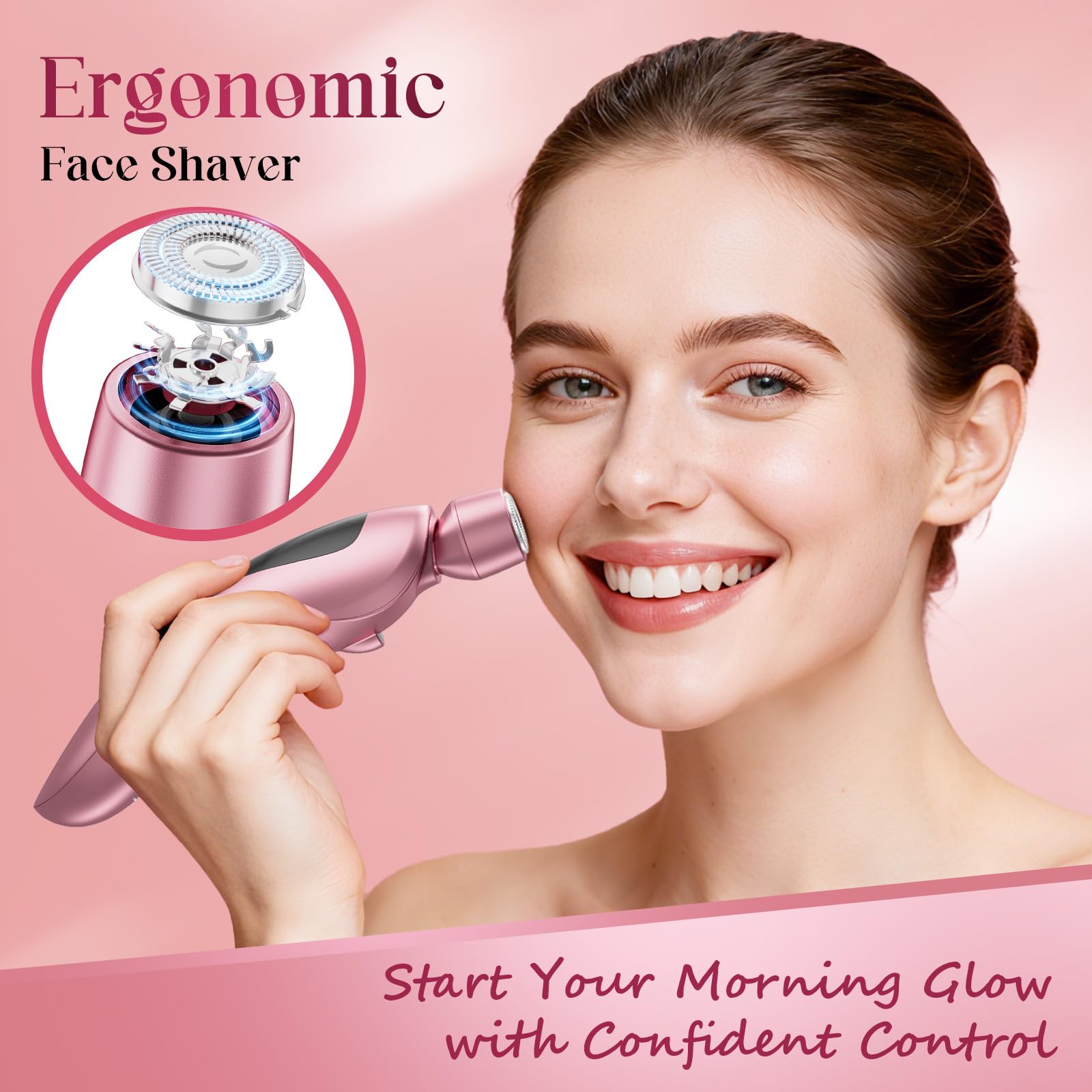 Rategist electric shaver IPX7 waterproof design supports wet and dry routines.