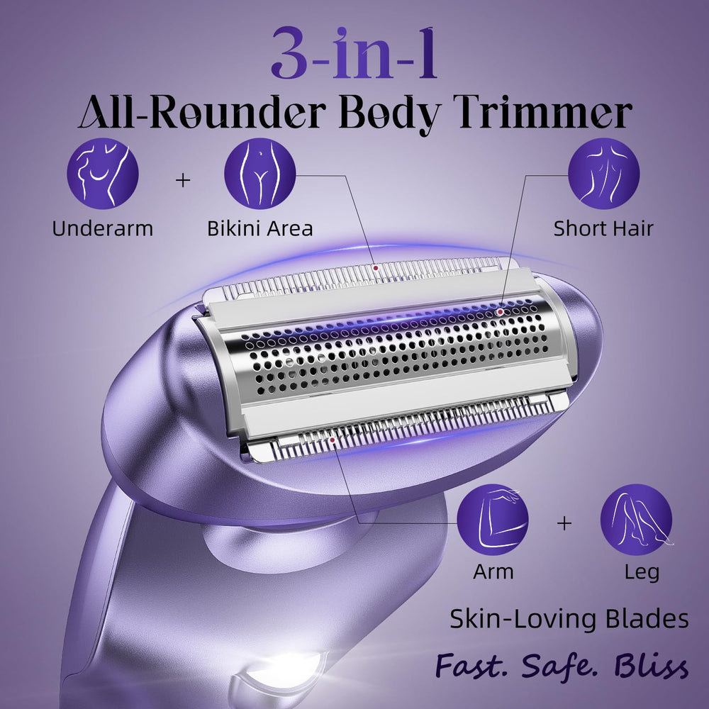 Rategist LED display shows battery life and travel lock for convenient grooming planning.