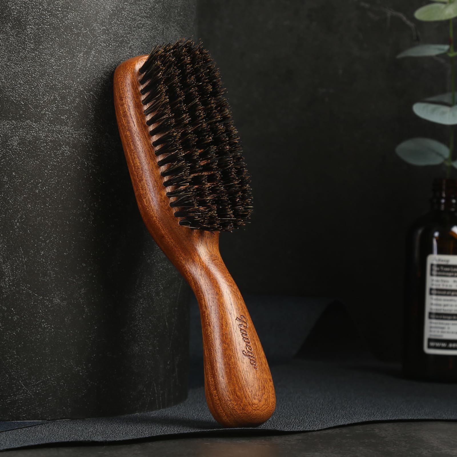 RAVEGO-beard-brush-grooming-session versatile tool for grooming long or short beards