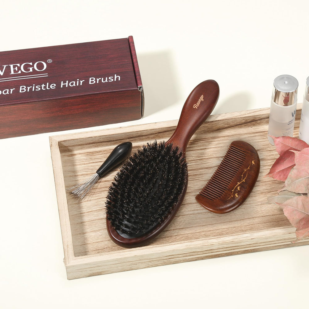 RAVEGO brush set image highlights cleaning tool included for quick maintenance