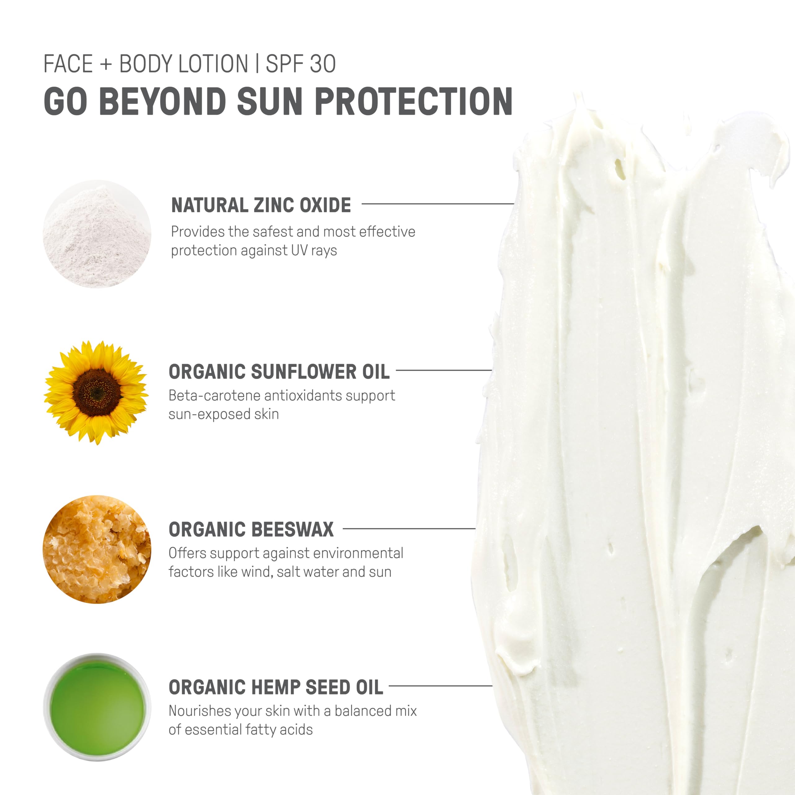 Raw Elements water-resistant 80-minute label emphasizes durable protection for active outdoor adventures.