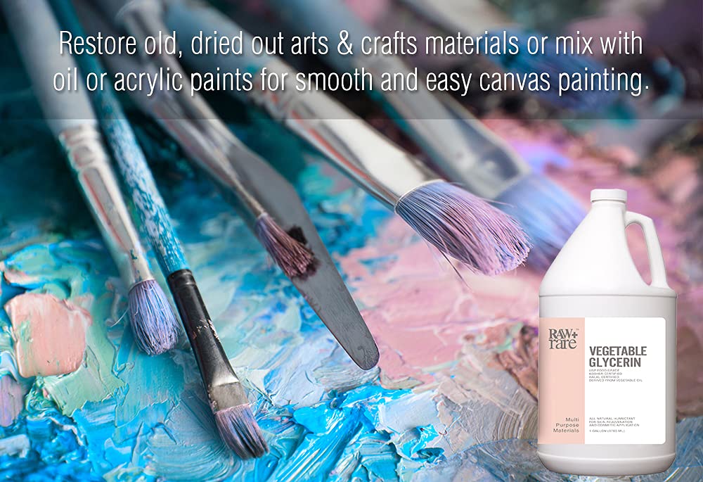 Raw Plus Rare glycerin hair-care gloss for slip and shine during styling.