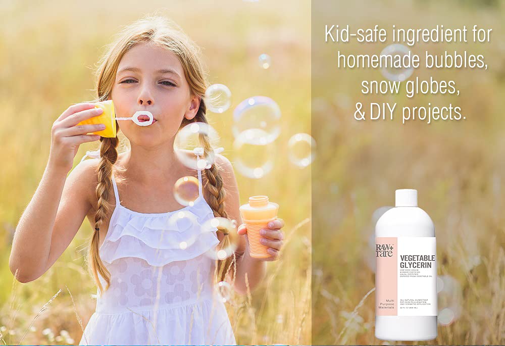 Raw Plus Rare glycerin bottle with safety packaging and seal