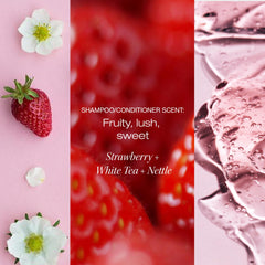RAW SUGAR Volume Revive Conditioner Smooth-Hair Show for frizz control and shine.