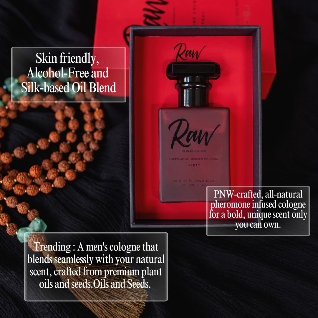 RawChemistry feromonas-infused fragrance closeup suggests presence