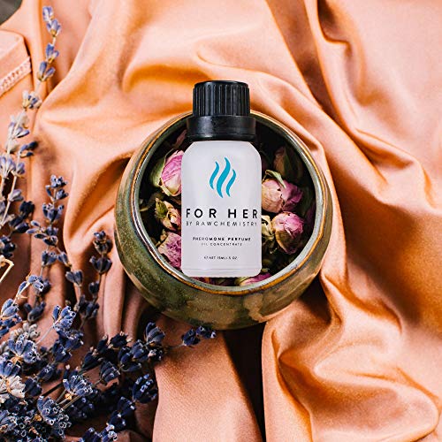 RawChemistry for Her concentrated oil vial ready for everyday wear and night-out flexibility.