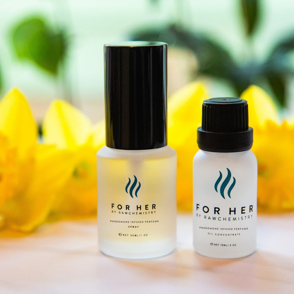 RawChemistry For Her night use idea demonstrates versatile evening fragrance layering.