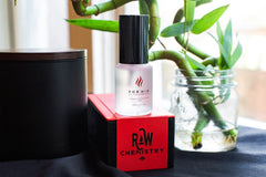 RawChemistry For Him pulse-point application demonstrates easy, long-lasting scent at critical moments.