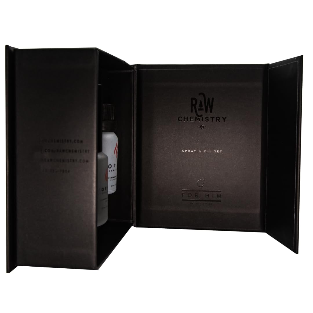 RawChemistry for Him premium finish signals executive-grade fragrance presence.