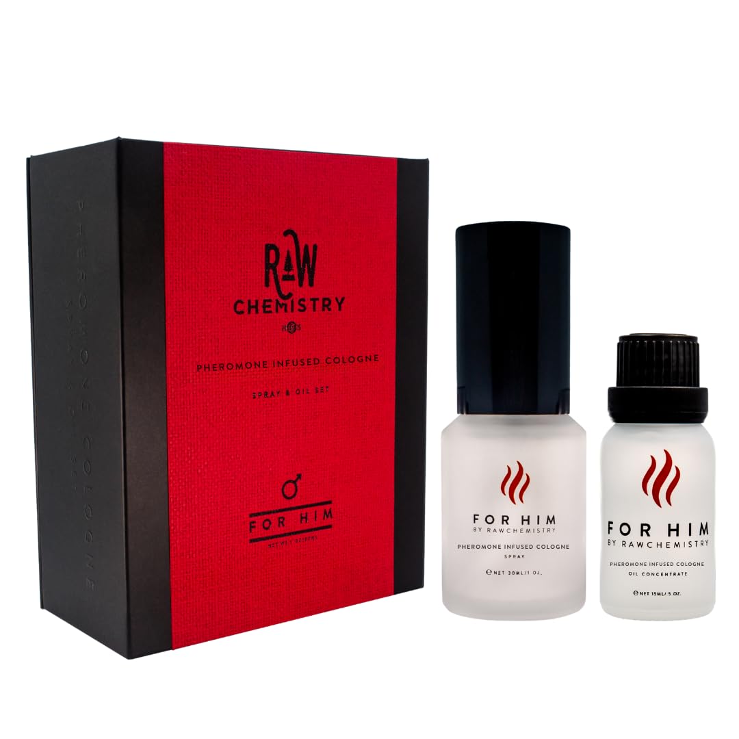 RawChemistry for Him Set packaging presents a luxury gift-ready experience.