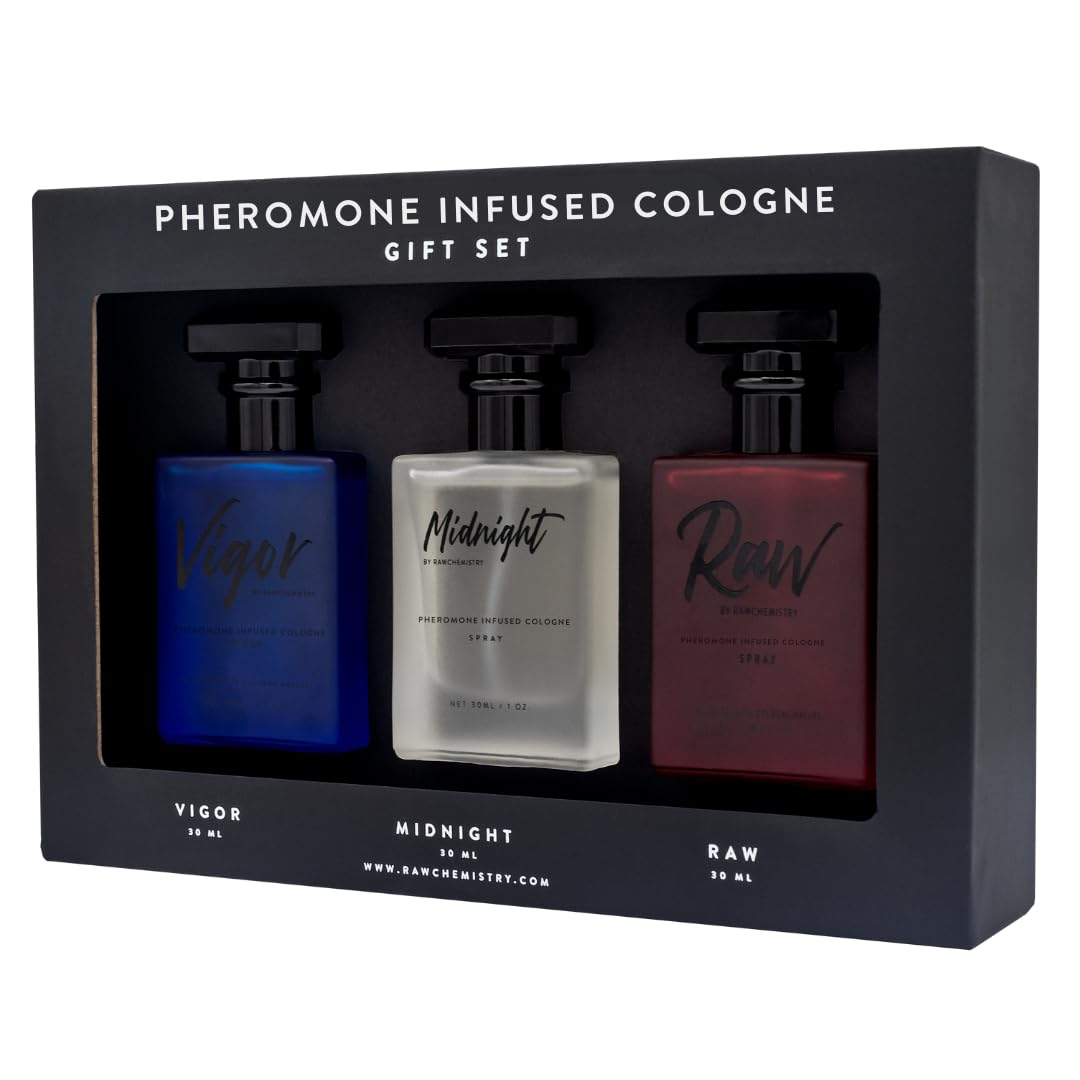 RawChemistry mens cologne set lifestyle use suggests everyday confidence and variety.