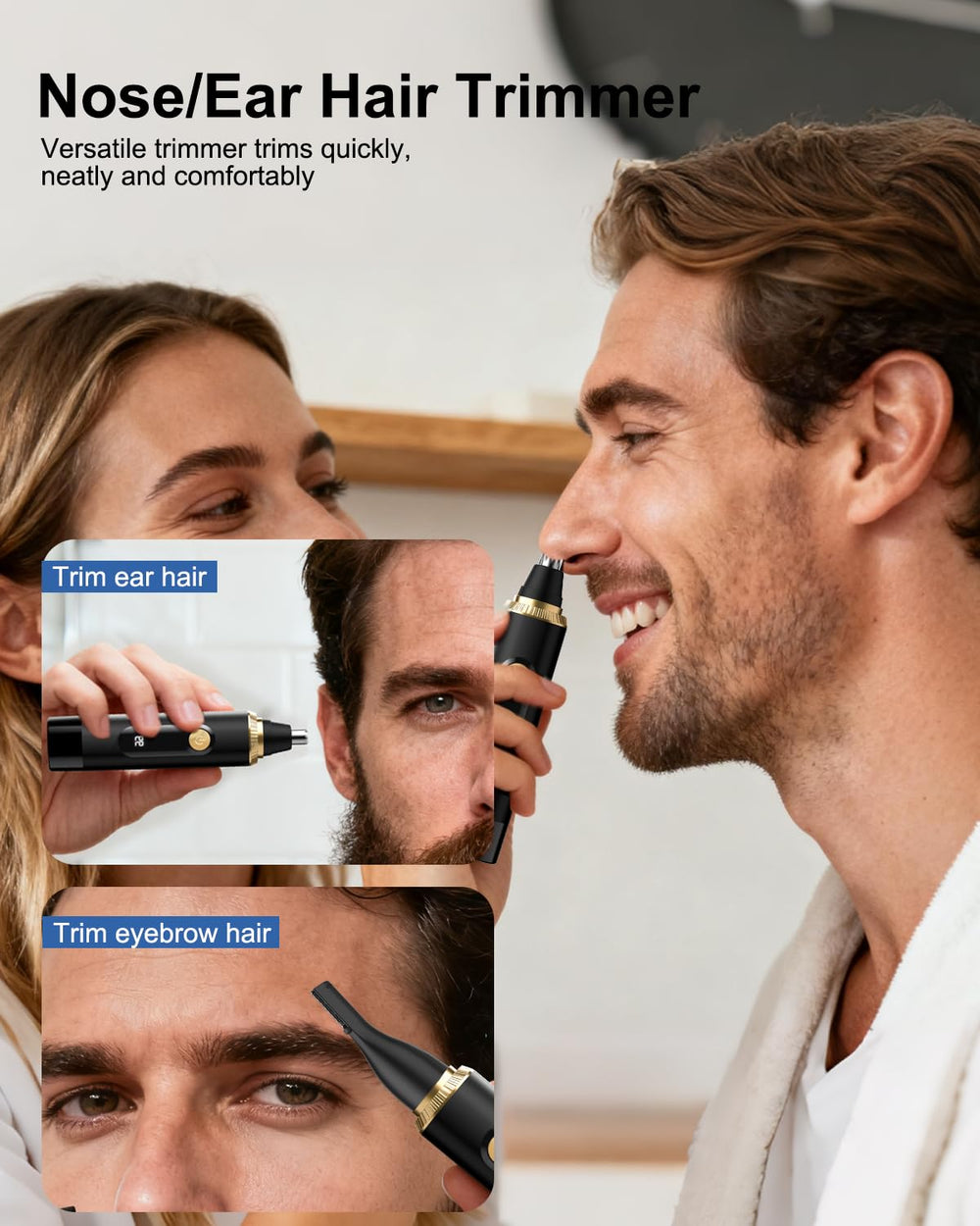 RAXMETRY nose-trimmer interchangeable heads enable hygienic sharing