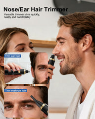 RAXMETRY nose-trimmer interchangeable heads enable hygienic sharing