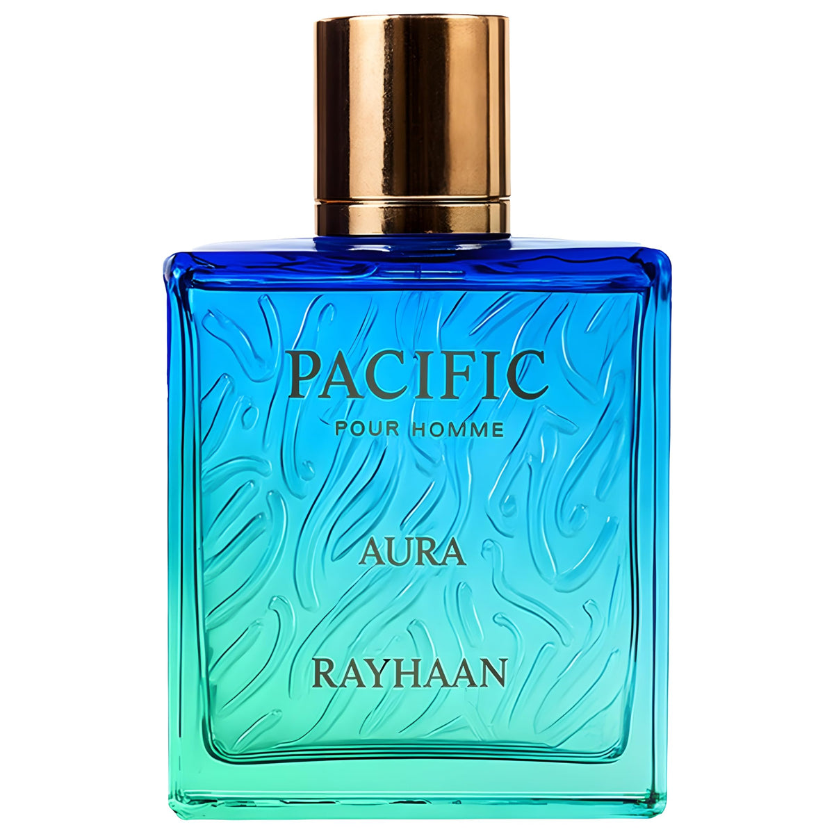 Rayhaan Pacific Aura bottle-front with crisp citrus notes for daily use.