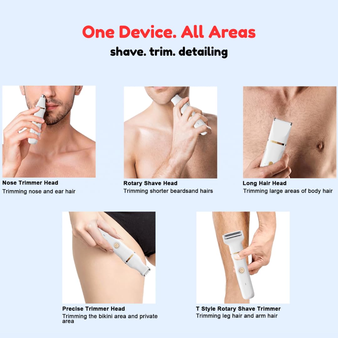 RaysDanc cordless bikini trimmer provides up to 90 minutes of freedom after charging.