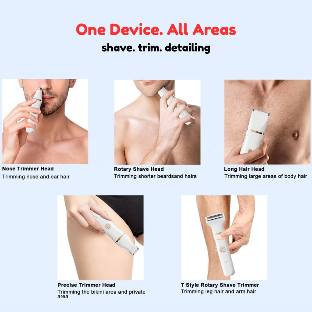 RaysDanc cordless bikini trimmer provides up to 90 minutes of freedom after charging.