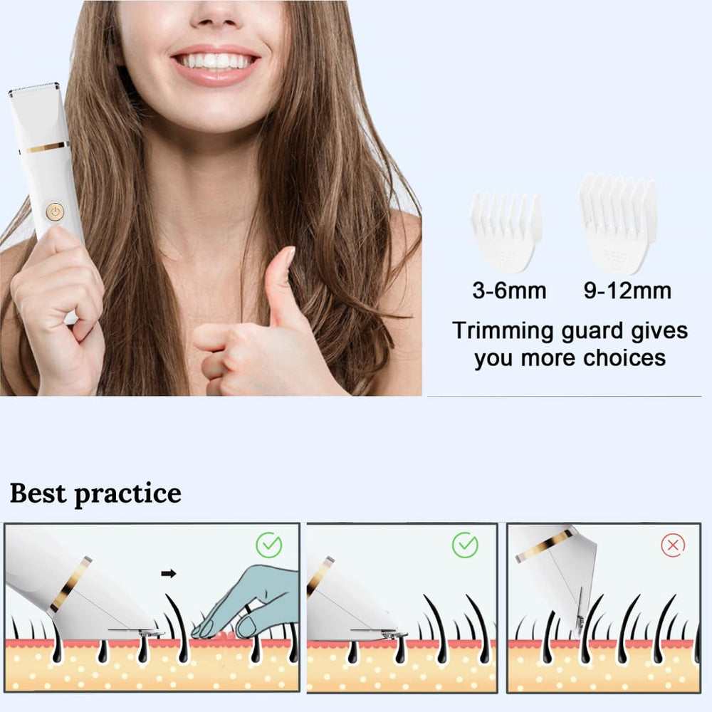 RaysDanc wet/dry usability supports versatile grooming in shower and on dry skin.