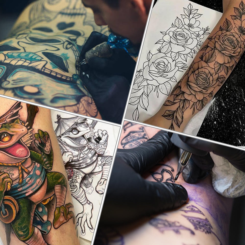 Rayyl tattoo kit contents highlight a 66-piece beginner-friendly bundle.