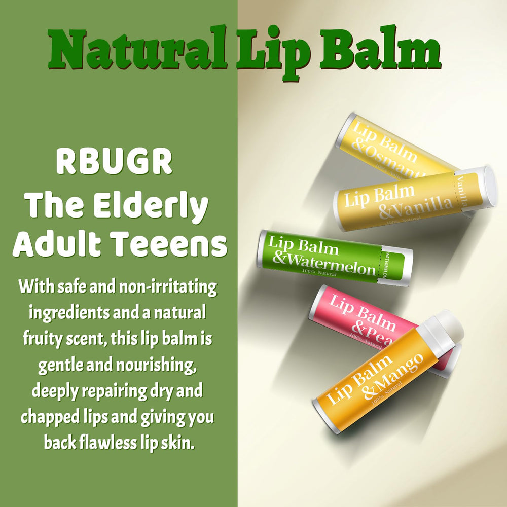 RBUGR bulk lip balm set ideal for party favors and gifts.